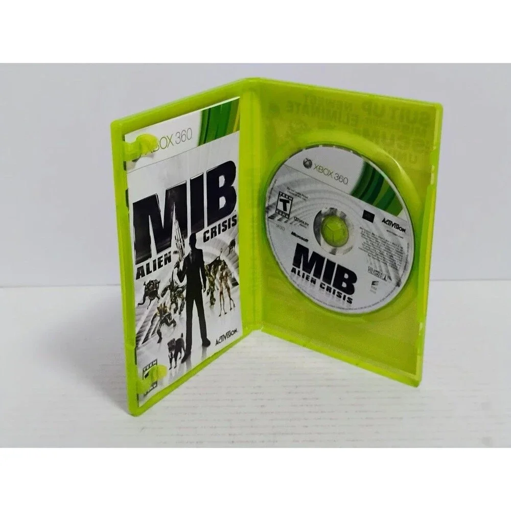 2012 MICROSOFT XBOX 360 MIB MEN IN BLACK ALIEN CRISIS CIB COMPLETE IN BOX